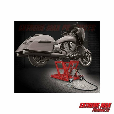 Extreme Max Extreme Max 5001.5041 Pneumatic/Hydraulic Motorcycle/ATV Jack (1500 lb. Capacity) 5001.5041